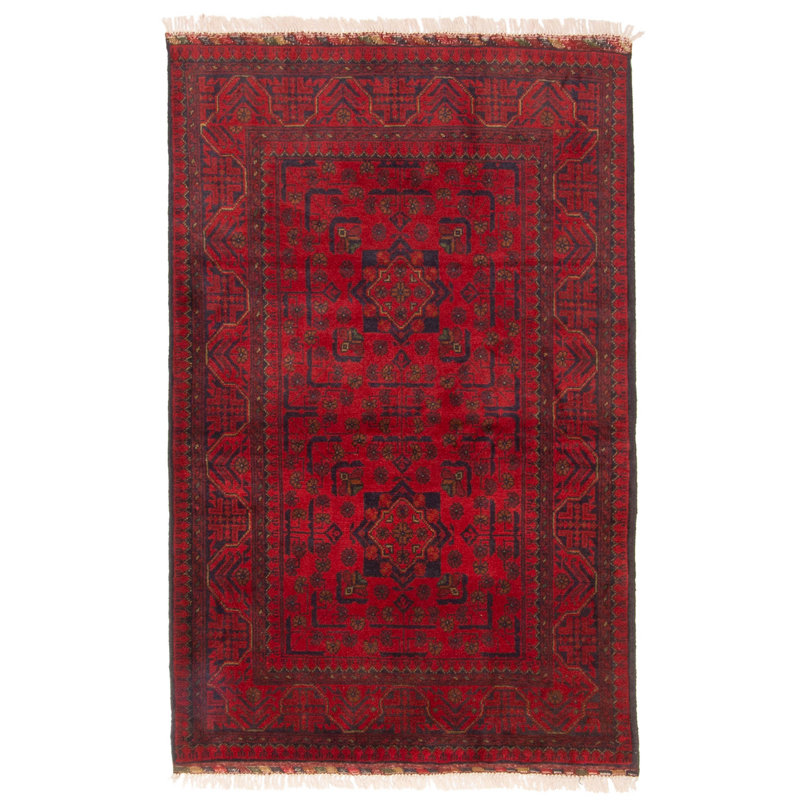 Tapis rouge Finest Khal Mohammadi 3 pi 4 po x 5 pi 1 po