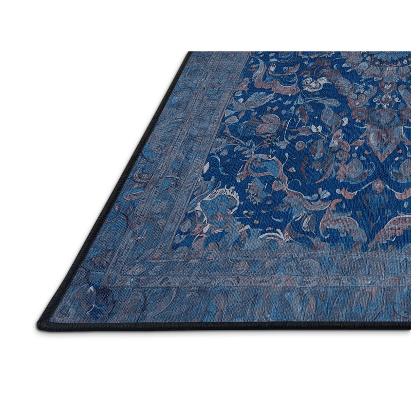 Machine Washable Gray Area Rug, Rectangle 8' x 12'