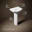 Veer™ Ceramic Pedestal Bathroom Sink with Overflow-19195676-46044463-10942335