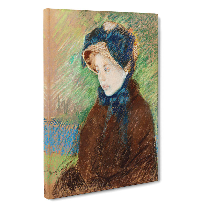 Susan In A Straw Bonnet By Mary Cassatt - Wrapped Canvas, 35cm H x 40cm W x 3cm D