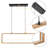 Azeneth - Light Natural LED Square/Rectangle Pendant