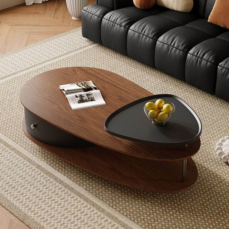 Table basse en noyer