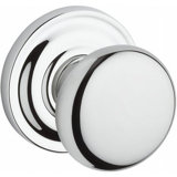 Round Passage Door Knob with Traditional Round Rose