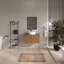 Meuble-lavabo mural simple 30 po avec plateau en marbre