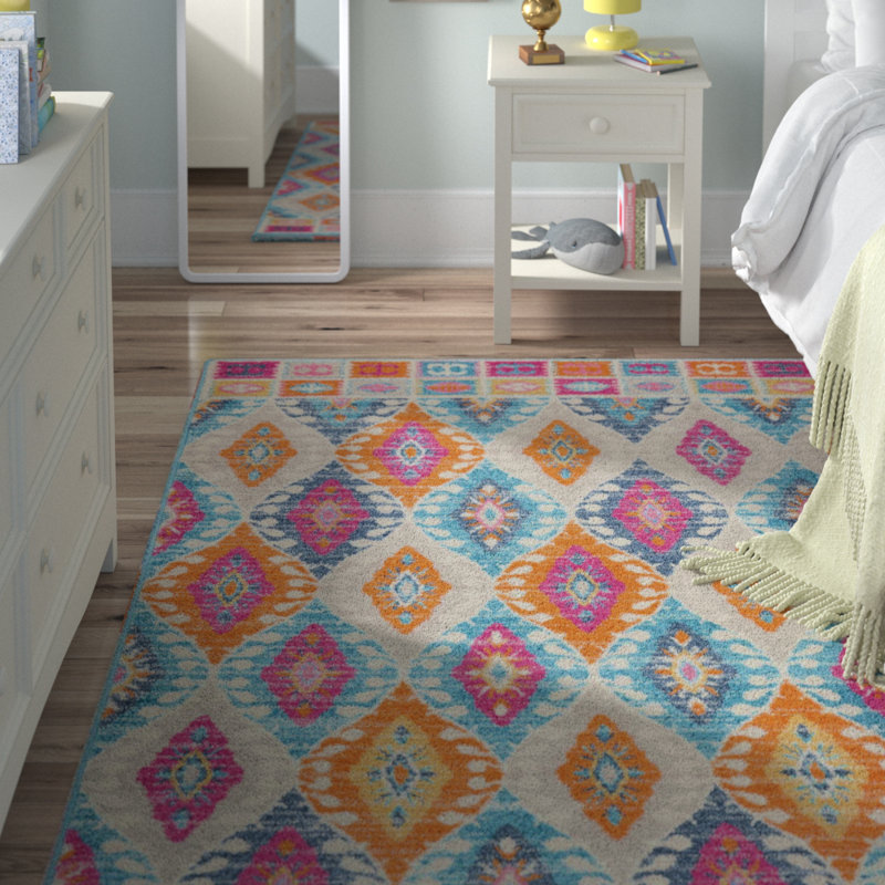 Justien Tribal Area Rug, Rectangle 5'3" x 7'3"