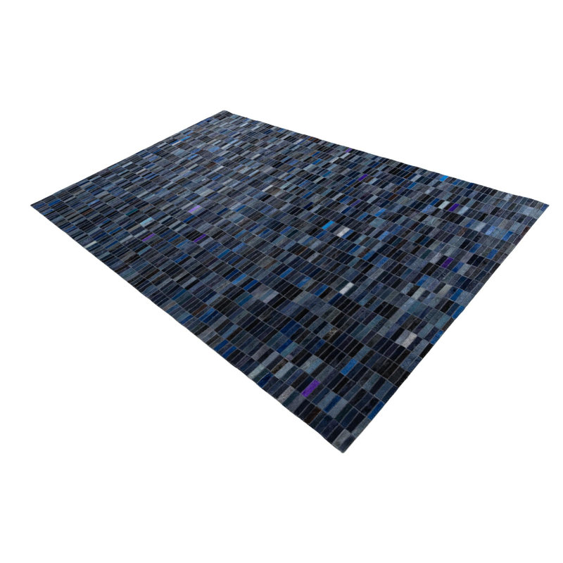 Tapis bleu foncé Orlowski