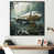 Black Floater Framed