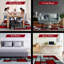 Tapis gris / rouge Mccampbell-40792016
