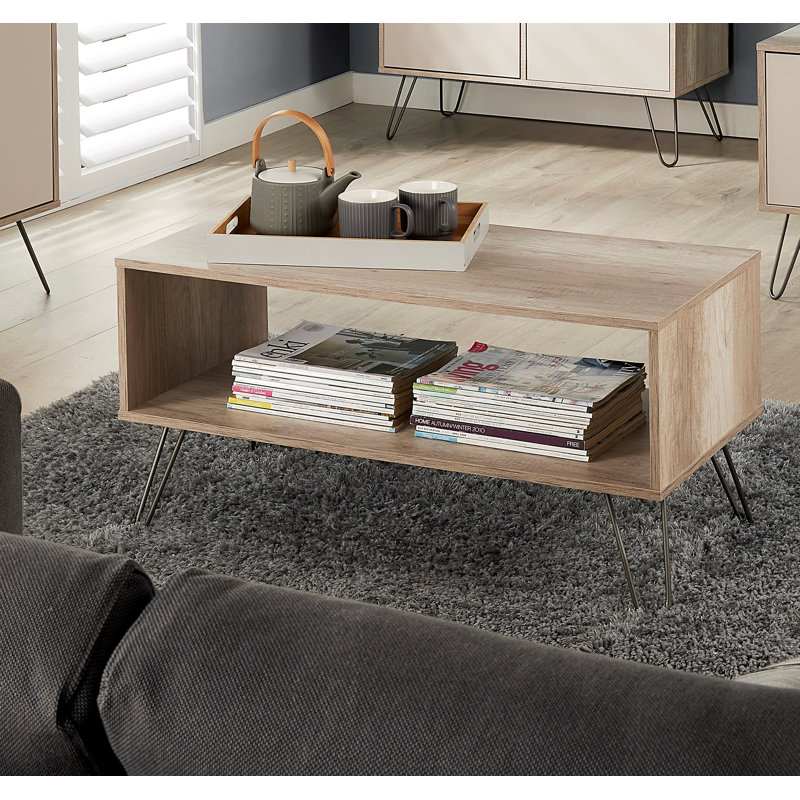 Northway Coffee Table with under Storage Area, Industrial Design
