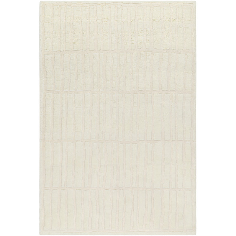 Manpura Wool Striped Area Rug, Rectangle 2' x 3'