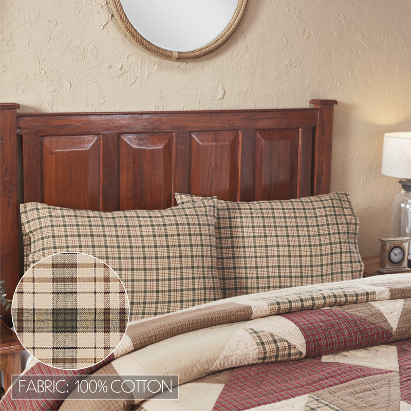 Cider Mill 100% Cotton Plaid - Set of 2, Standard