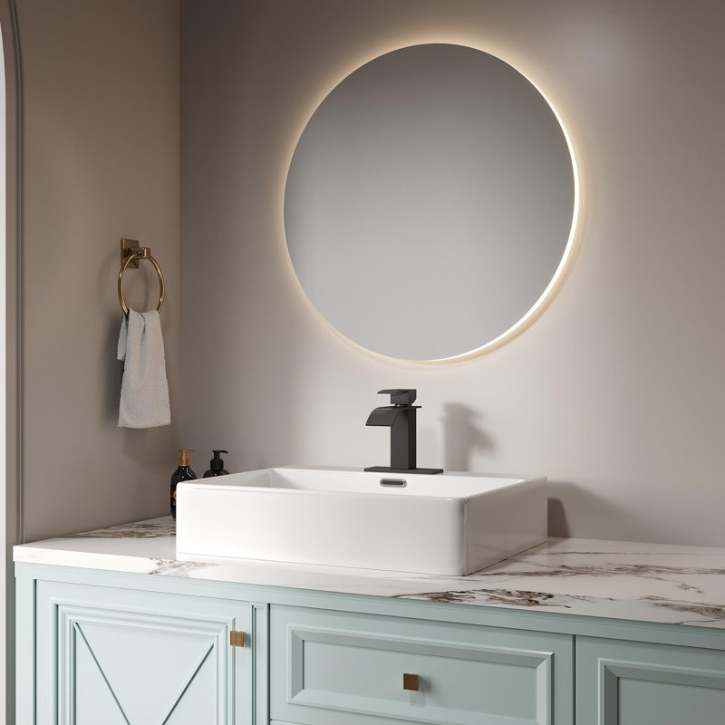 Robinet de salle de bain à trois trous avec ensemble de bonde, Noir mat