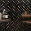 Vara Polished Marble And Brass Mosaic-640500535