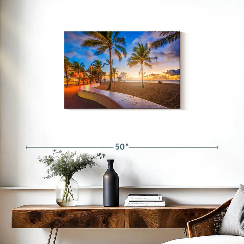 Gillard Florida Beach Twilight, 20" H x 30" W