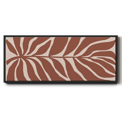 Terra Cotta Block Palms I - toile encadrée