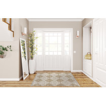 Rolen Winter Fir Coir 28 in. x 17 in. Outdoor Door Mat Millwood Pines