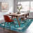 Machine Washable Indoor&Outdoor Area Rug Non-Slip Backing Green Vintage Low Pile Rug for Living Room Bedroom Dorm Hotel-1195937809