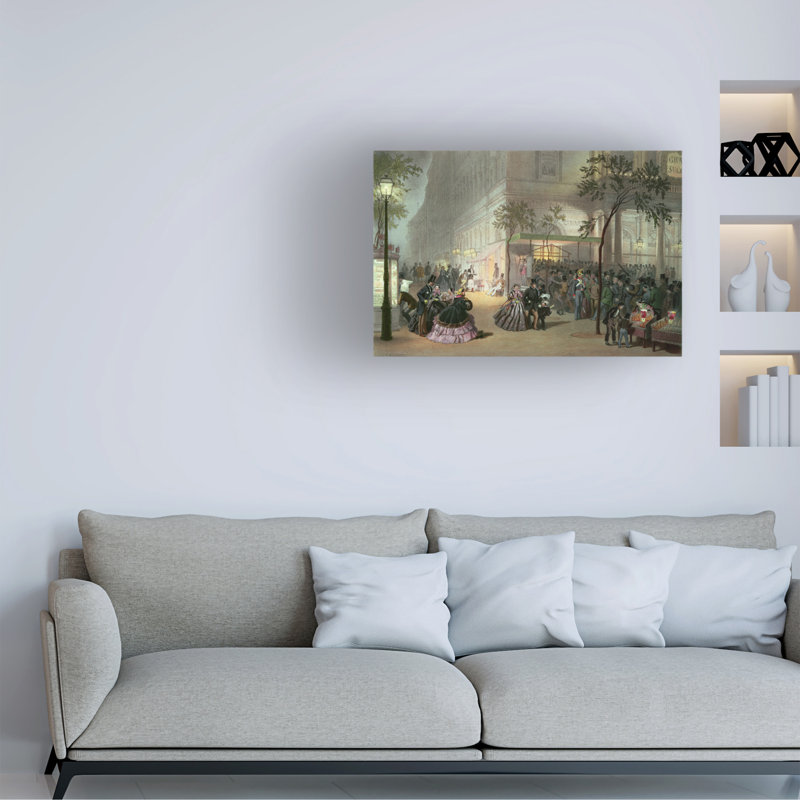 Art sur toile, Eugène Charles Charles Guerard, H 12 po x l 19 po