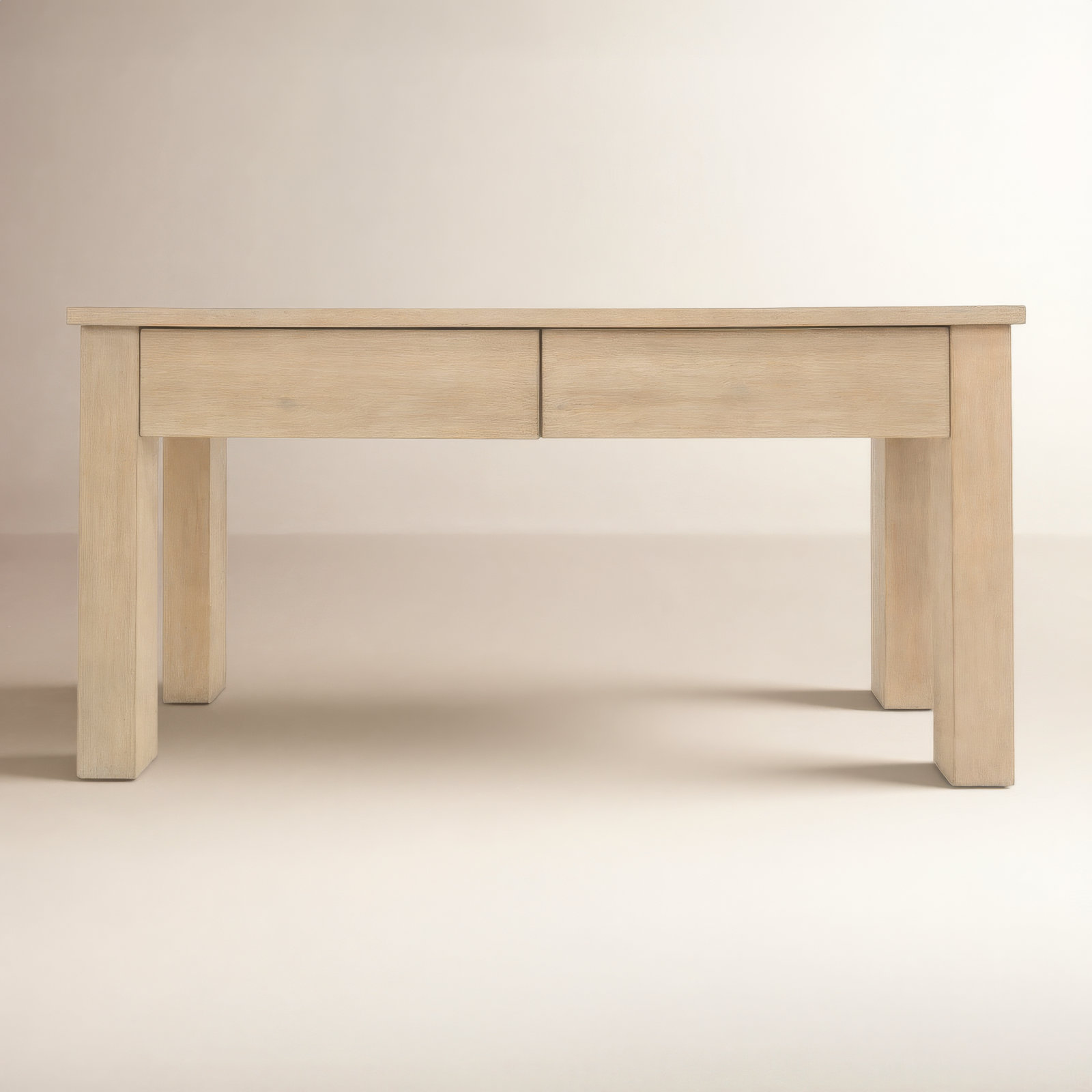 Dutton 60" Console Table, Natural Oak