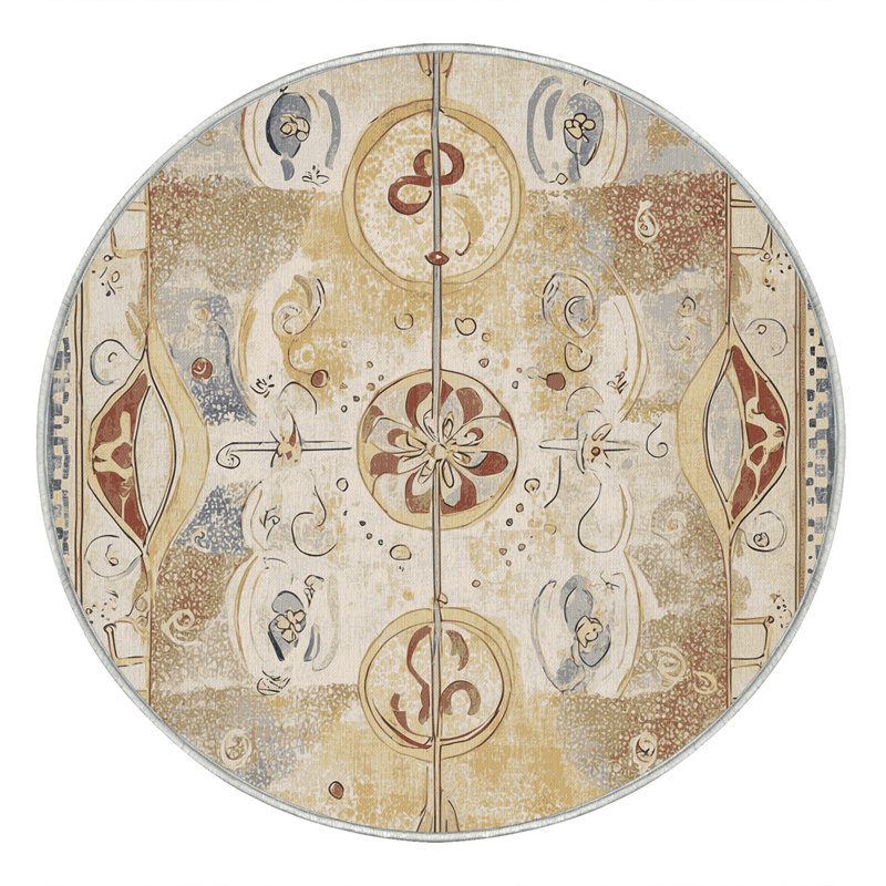 Bouncy Charm Rug, Round 8'