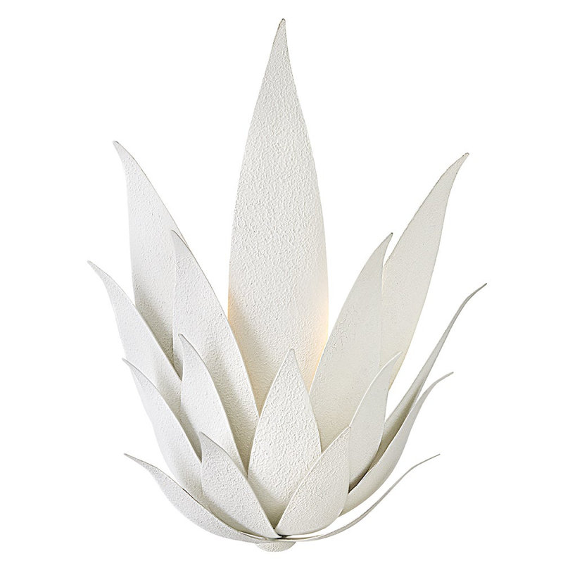Agave 2 - Light Sconce, White