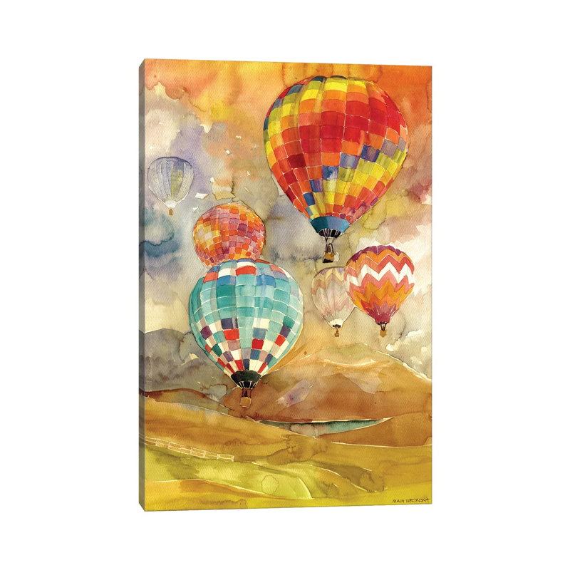 Balloons 1 Piece Wrapped Canvas Painting, 66.04cm H x 45.72cm W x 1.91cm D