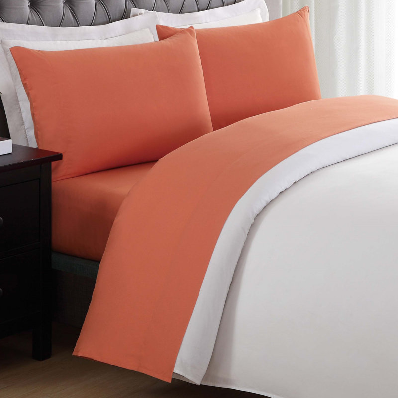 Silver Grey Twin XL Microfiber Kids Sheet Set