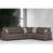 Microfibre / microsuède beige foncé