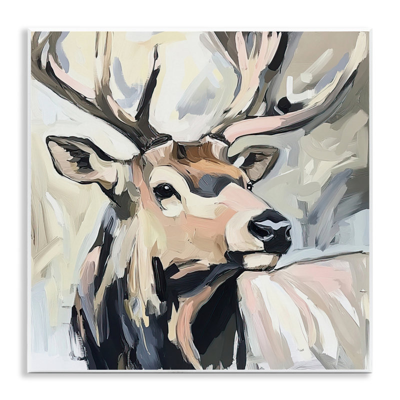 «Neutral Bull Elk», plaque murale par Tina LeCour