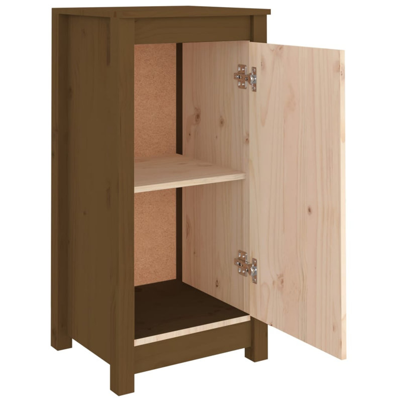 Derron End Table, Honey Brown