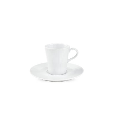 Eventail Espresso Cup And Saucer