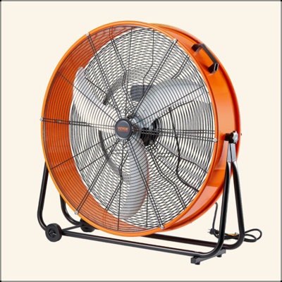 Drum Fan 30 Inch High Velocity Industrial Use 3-Speed 13000CFM For Warehouse