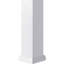 Colonne carrée classique en PVC lisse non effilée Craftsman, base standard et base standard-118304127-118304137