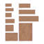 Blanken Non-Slip Chevron Doormat-561299004