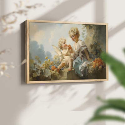 Angels From Above-XVI -Framed Print - Restickable