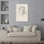 Victoria Dubourg, vers 1866. Portrait abstrait contemporain. Estampe murale.-2067787104