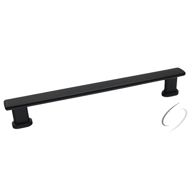 Poignée barre 5 po Manhattan, Noir mat, 6 3/10"