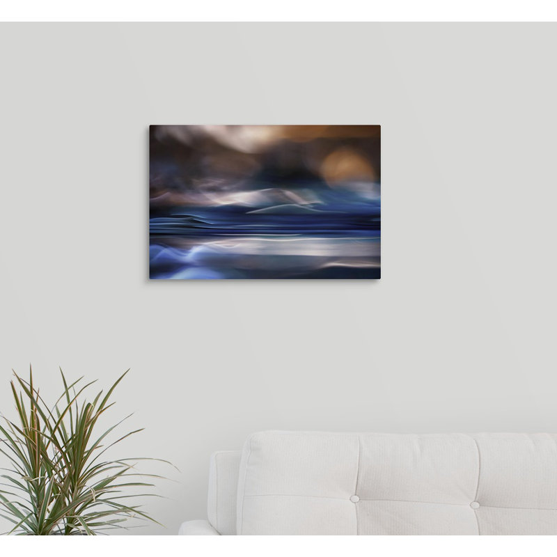 « côtier aube », impression sur toile, H 12 po x l 18 po x P 1,5 po