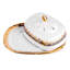 Beurrier en porcelaine fine Constance Carlsbad