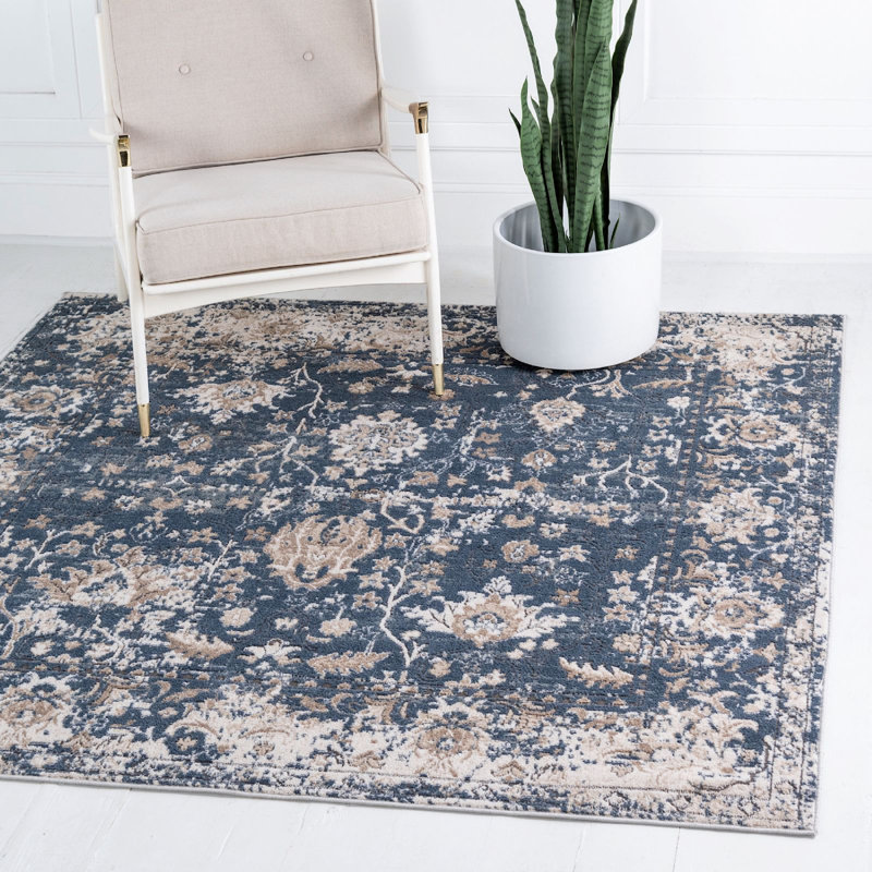 Geddis Ikat Indoor Rug, Rectangle 8' x 11'