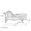Chaise longue vintage en bois massif sculpté-642471891
