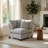 Upholstered Corner Grey