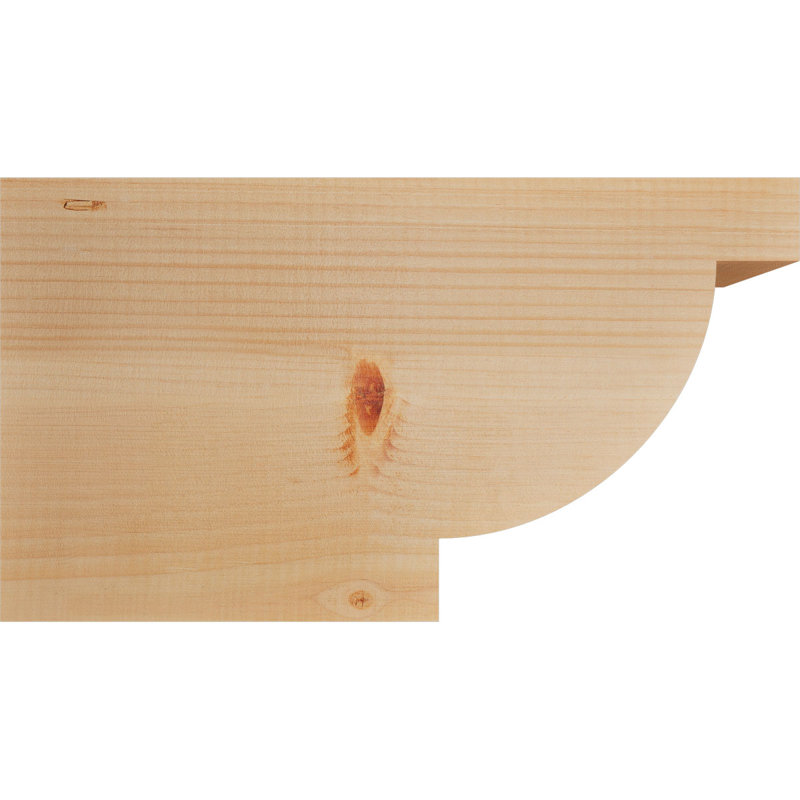 Queue Alpine, Sapin de Douglas, H 10 po x l 18 po x P 3,5 po