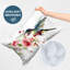 Coussin floral avec polyester de qualité supérieure - Colibri et fleurs-37302559