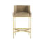 Dalia Upholstered Counter Stool with Metal Frame-49918177