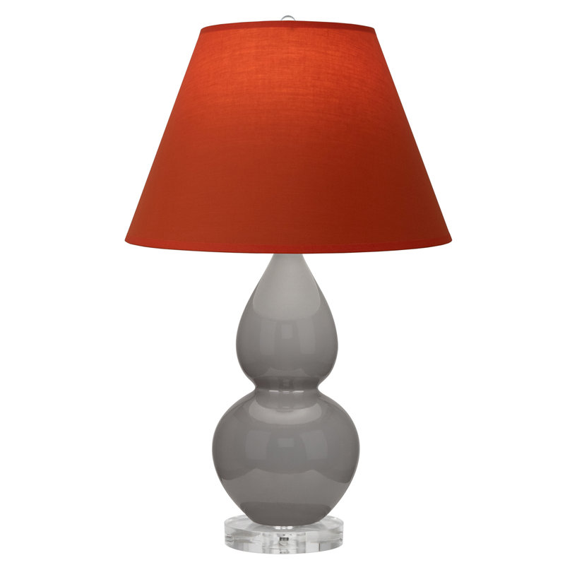 Petite lampe d'appoint à double gourde, Taupe fumé, Tanger / taupe