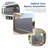 Multi-Functional Outdoor Privacy Divider, UV-Resistant Side Awning For Garden, Terrace, Or Balcony-126770537