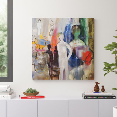 «Picasso's Friends» par Jodi Maas, reproduction d'art sur toile