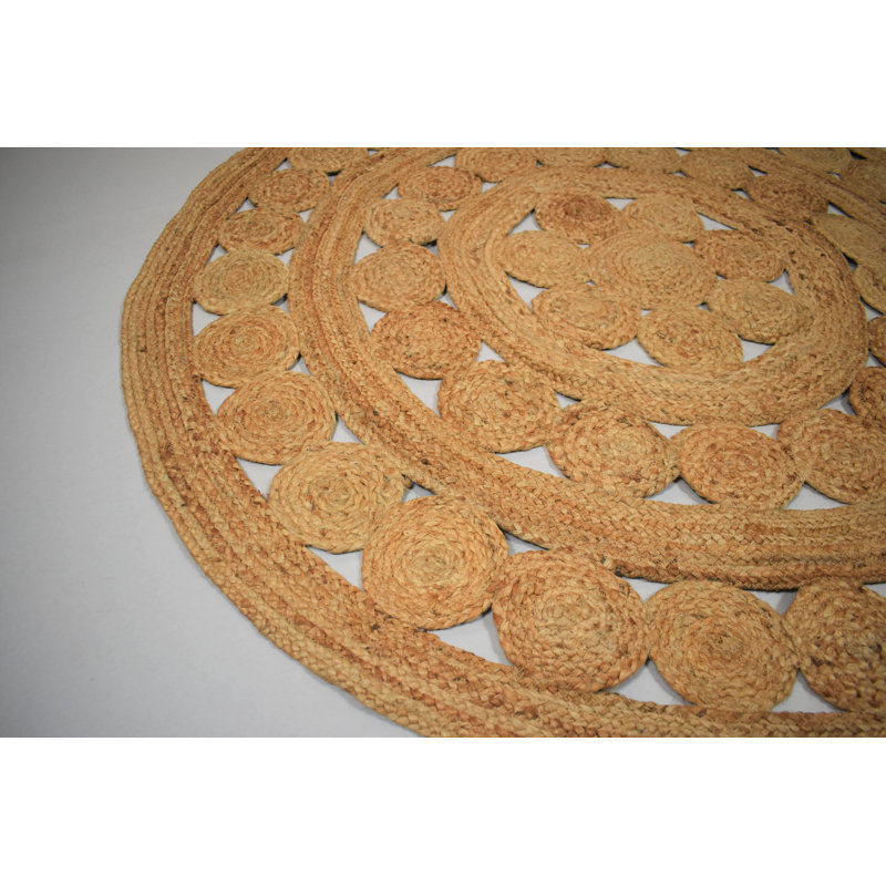 Round Abell Moroccan Hand Woven 120cm X 120cm Area Rug