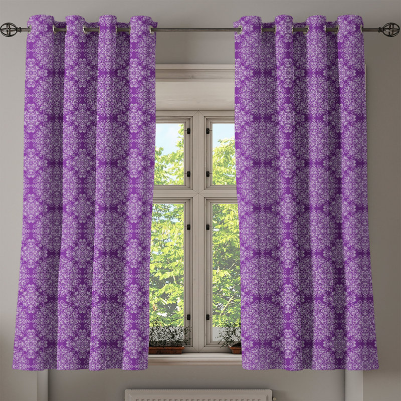 Sateen Blackout Curtains / Drapes Pair, 50" W x 54" L